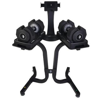 Verstellbare Kurzhanteln Half Human 2x 25 kg Set inkl.Hantelständer, 5-25kg