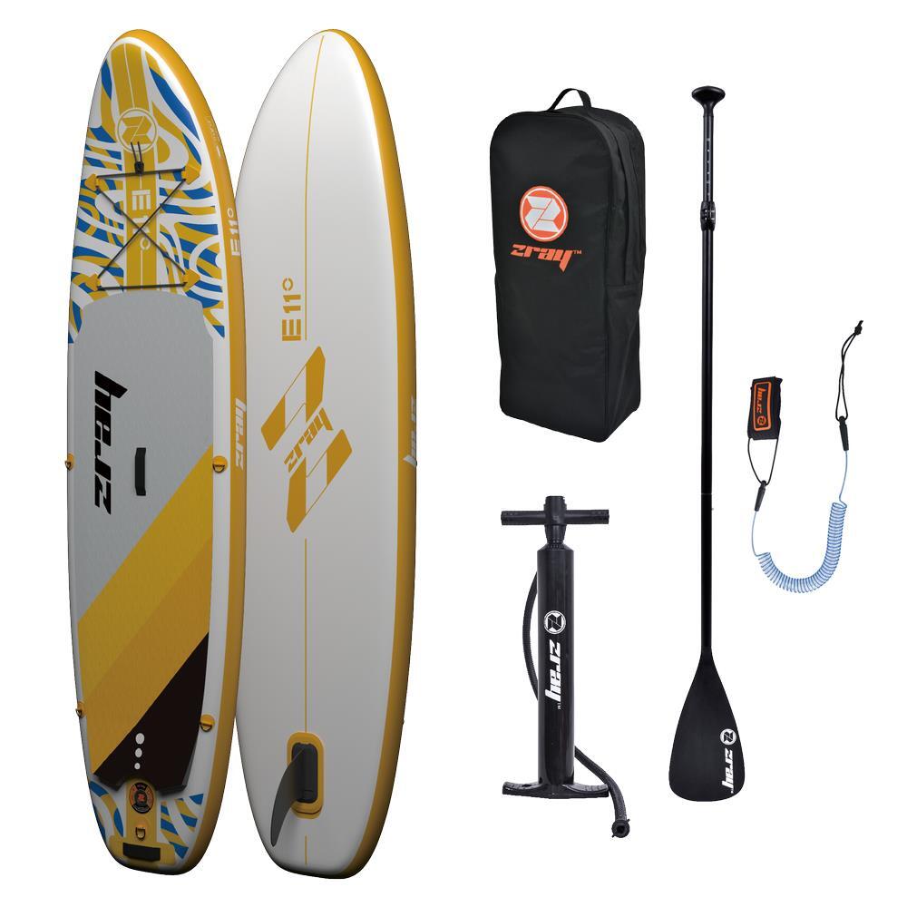 ZRAY ZRAY E11 SUP gelb 335x81x13 cm Stand Up Paddle Board Komplettset mit Zubehör