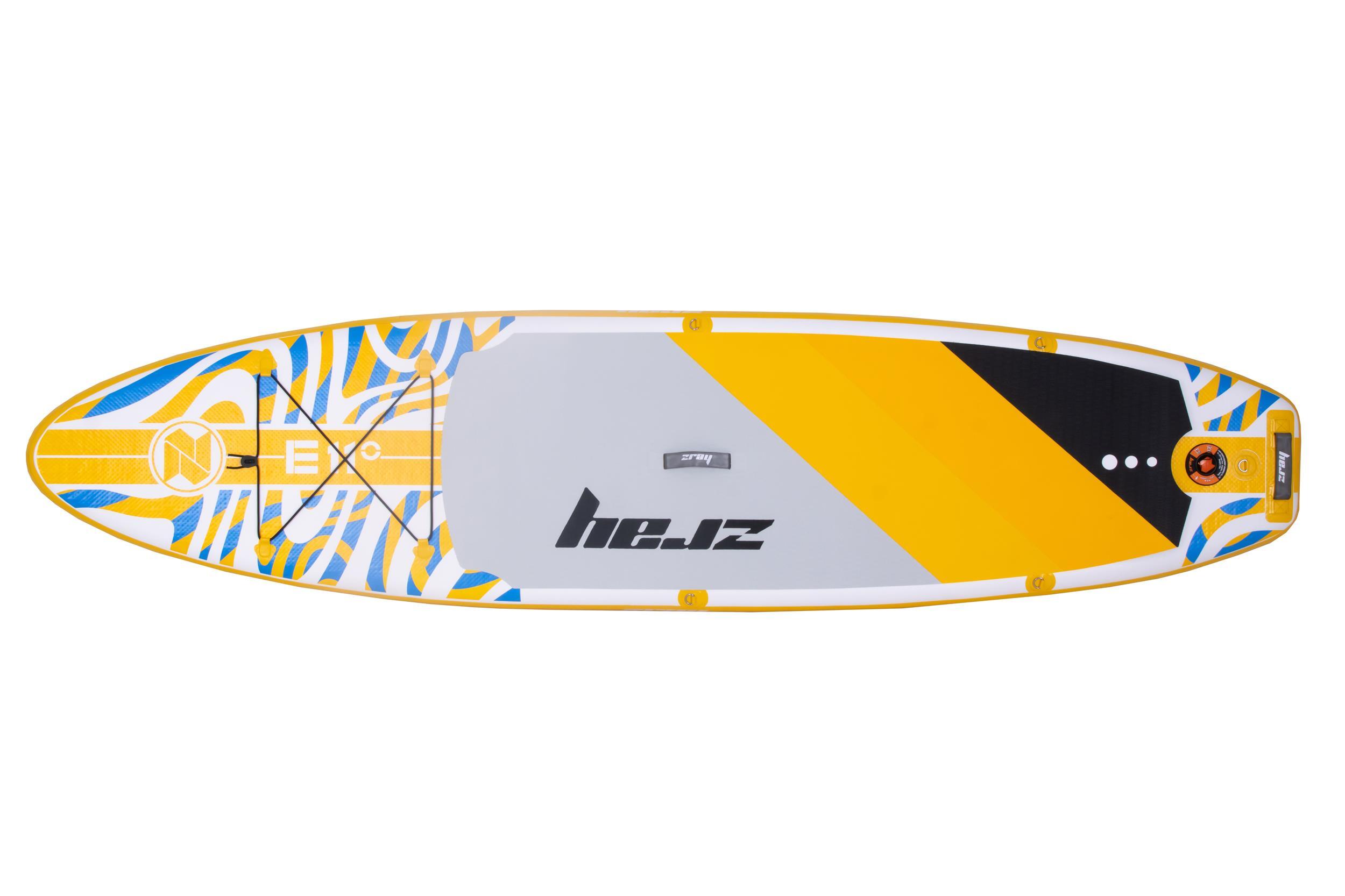 E11 SUP gelb 335x81x15cm Stand Up Paddle Board aufblasbar Komplettset + Zubehör 5/7
