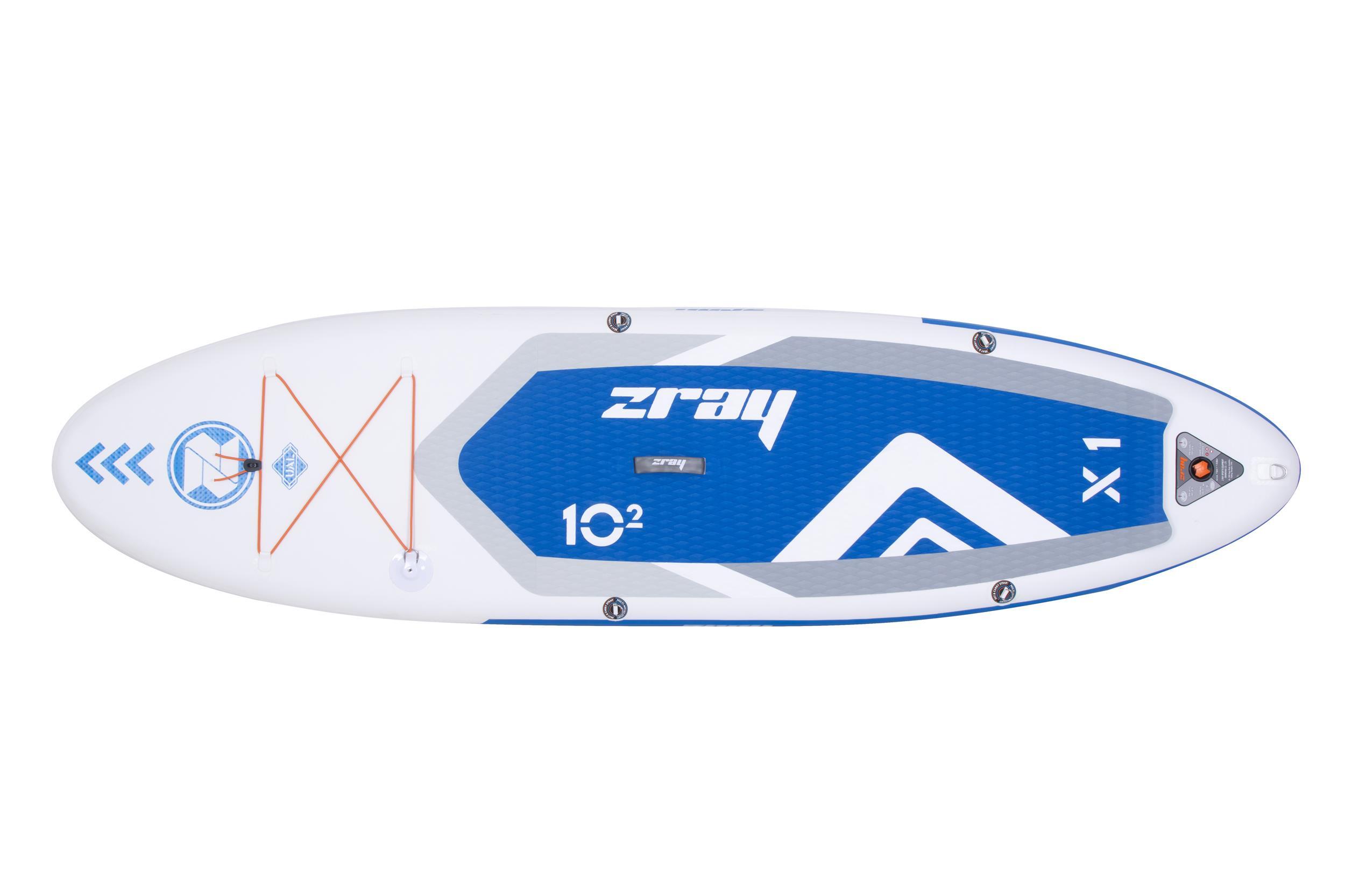 X1 SUP blau 310x81x15cm Stand Up Paddle Board aufblasbar Komplettset + Zubehör 5/12
