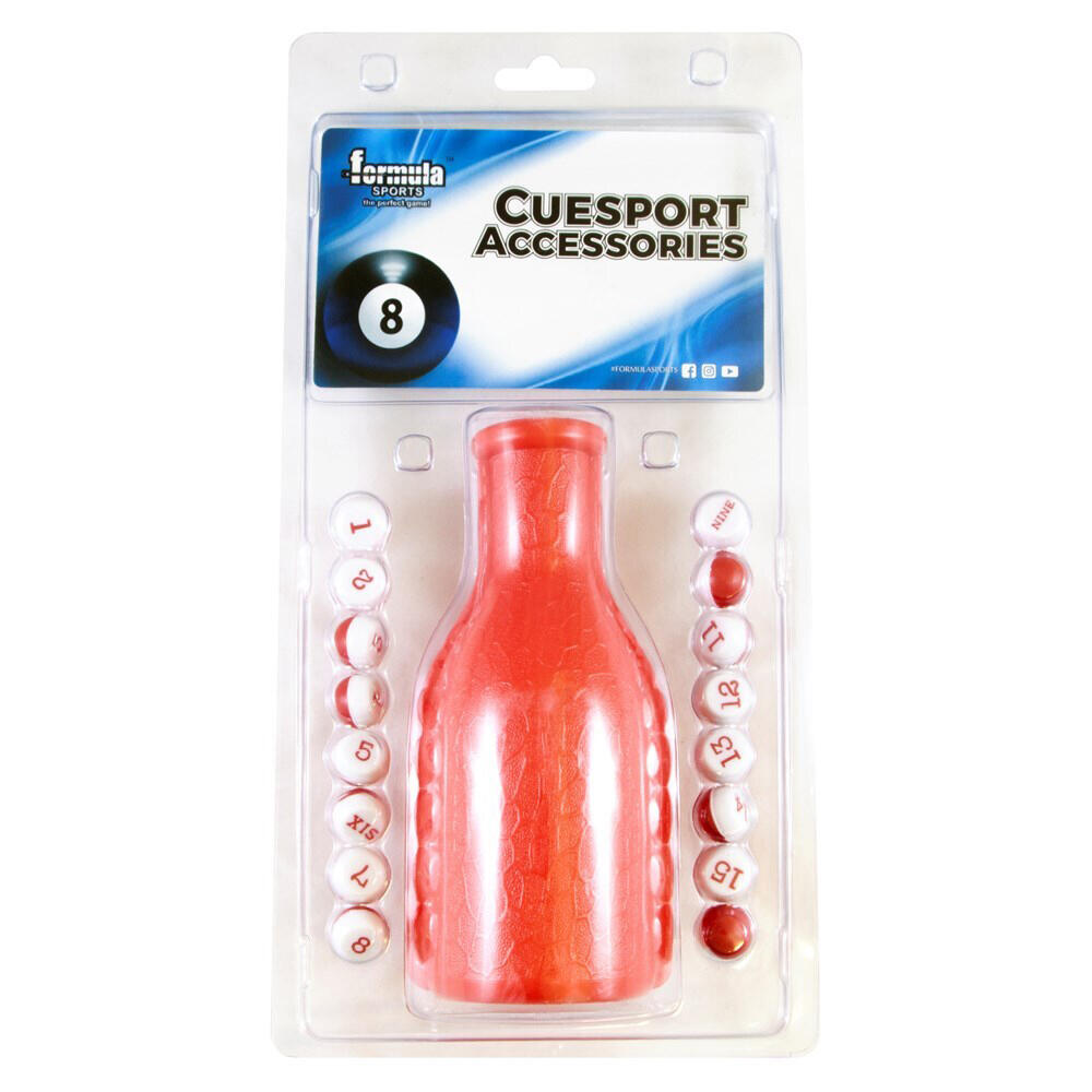 Formula Sports Plastic Kelly Pool Shaker & Marbles