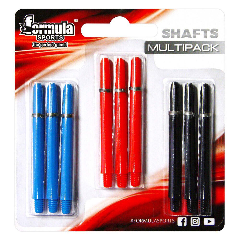 Formula Sports Nylon Ring Grip Shafts Medium 48mm Assorted (3pc)