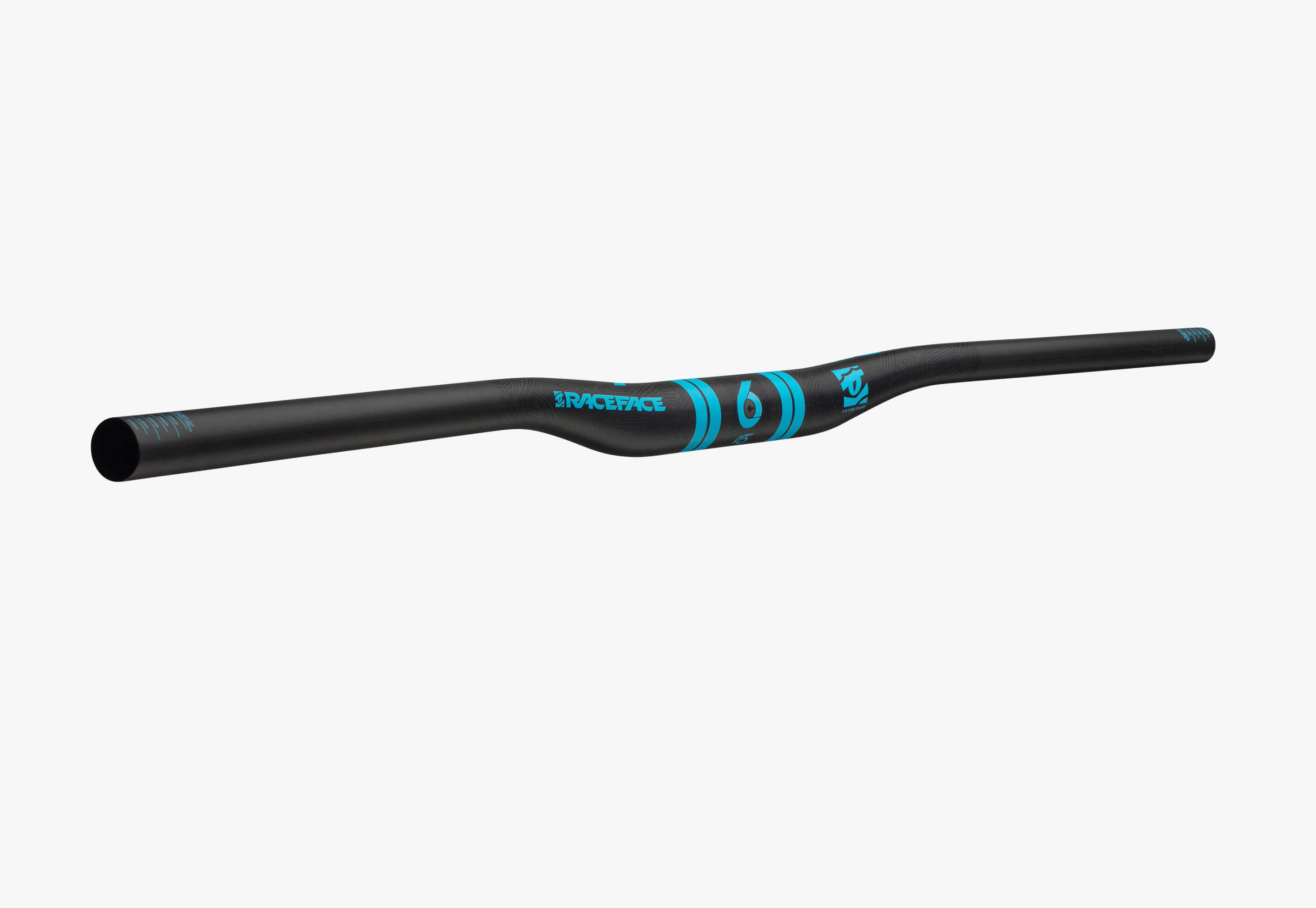 Manubrio riser SIXC 20mm - 35 x 820 - carbonio/blu 2/4