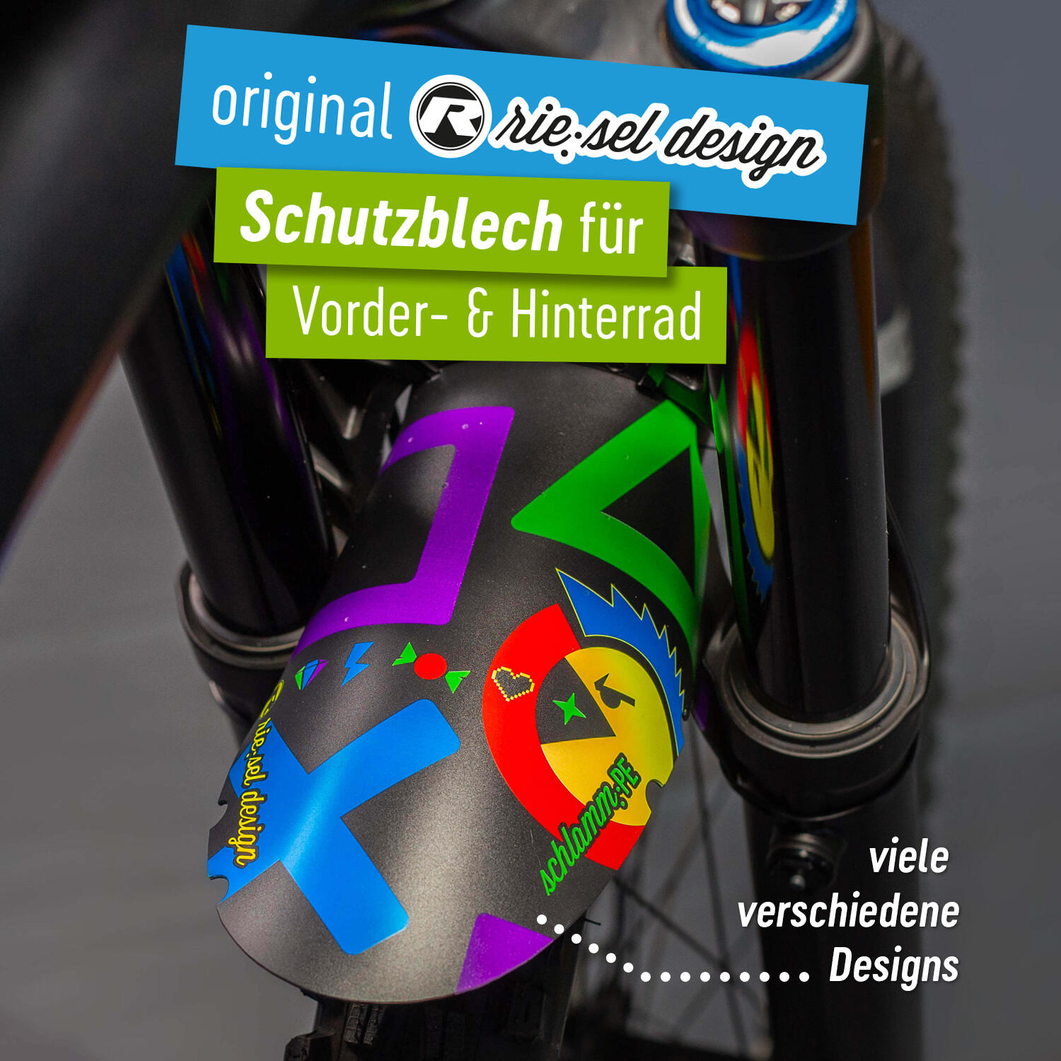 MTB Fahrrad Schutzblech Mudguard Vorne oder Hinten 20"/24"26"/27,5"/28" 3/8