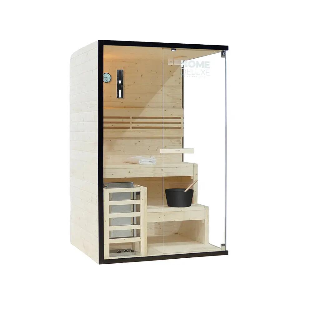 Sauna traditionnel SHADOW M - 120 x 120 cm pour 2 personnes 11/12