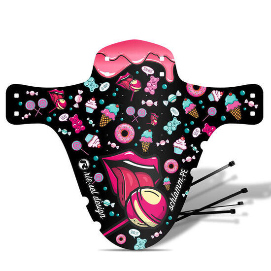 Parafango anteriore Riesel Design Schlamm:Pe Flowmingo