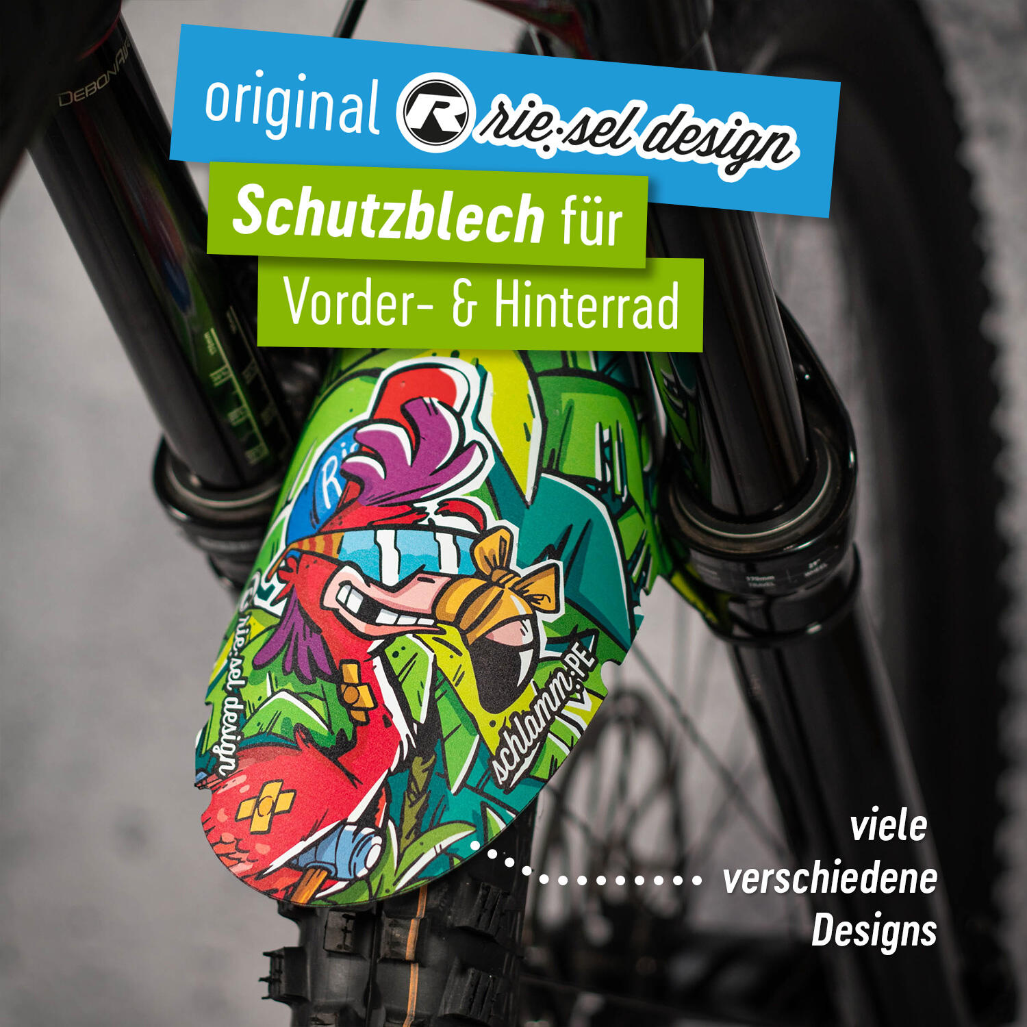 MTB Fahrrad Schutzblech Mudguard Vorne oder Hinten 20"/24"26"/27,5"/28" 3/8