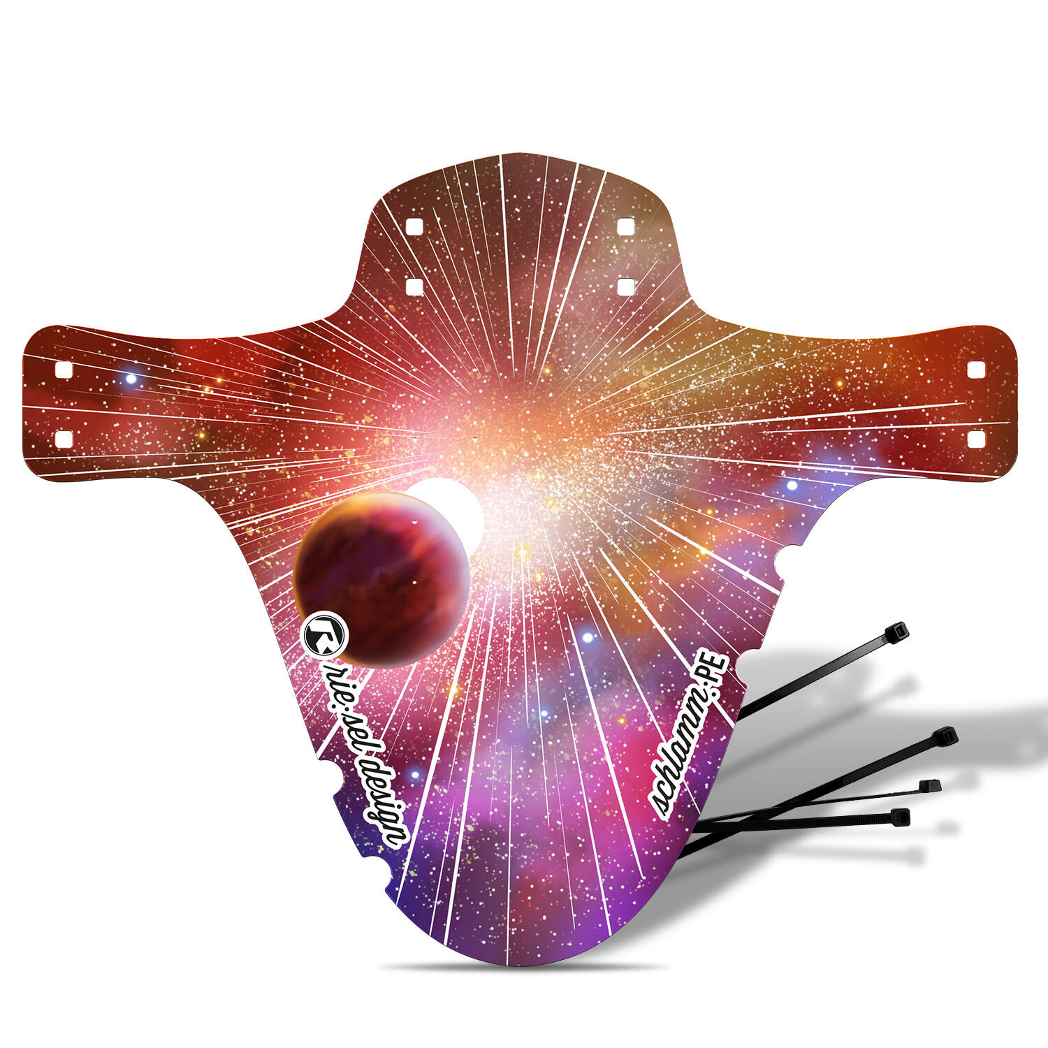 Riesel Design - Garde-boues Avant Riesel Design Schlamm:pe - Garde-boue - Multicolore|noir|violet - No Size - Decathlon