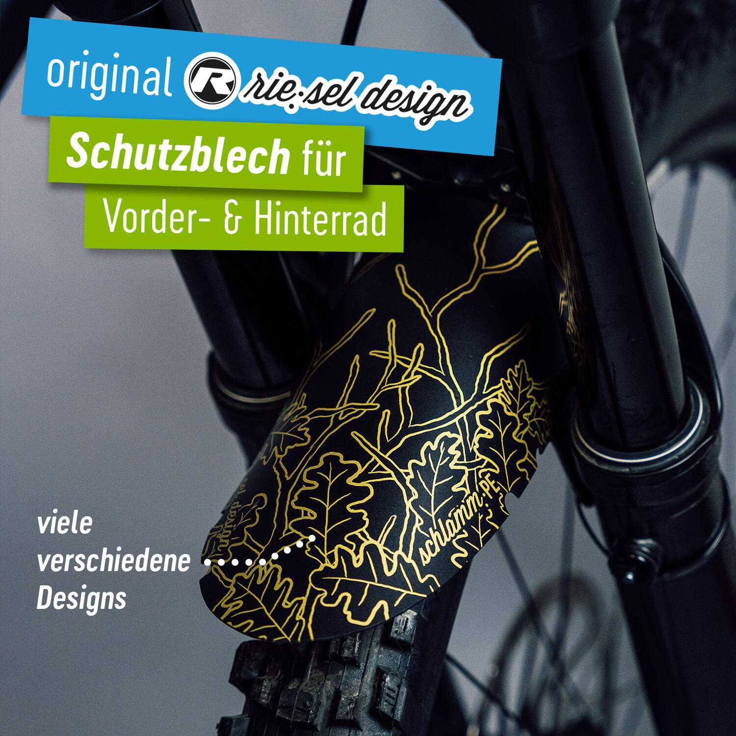 Vorderer Kotflügel Riesel Design Schlamm PE 3/7
