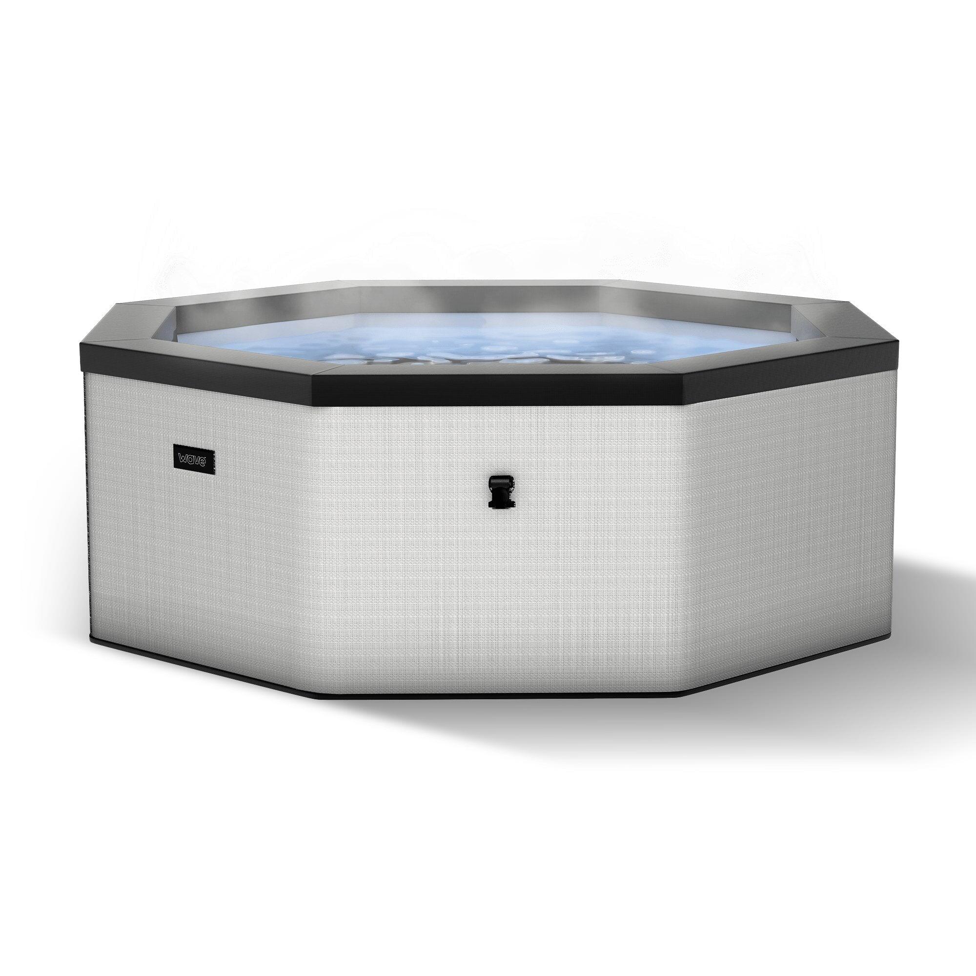 WAVE DIRECT Wave Como | 6-Person Foam Hot Tub | Integrated Heater