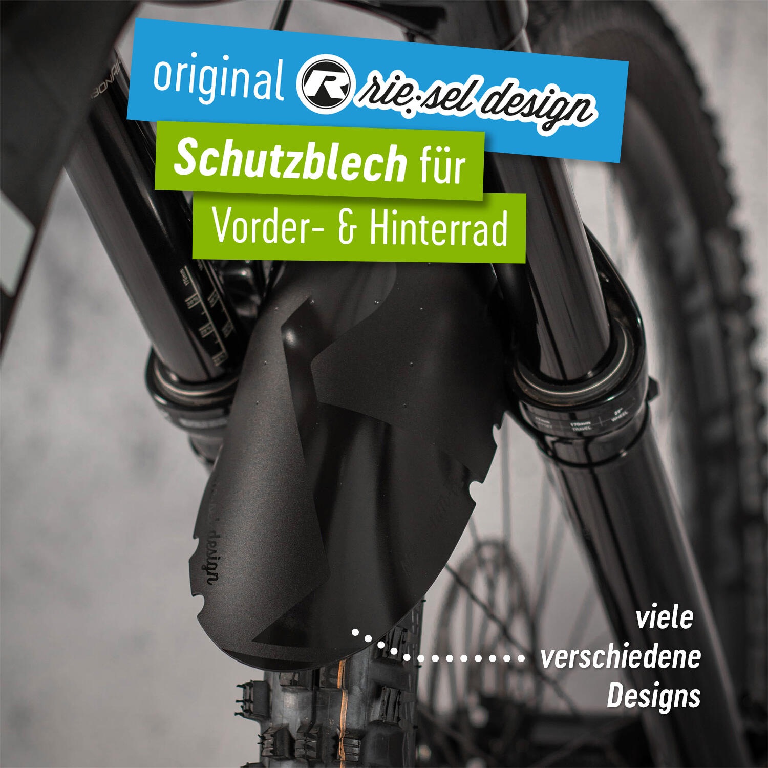 Vorderer Kotflügel Riesel Design Schlamm:PE 3/7