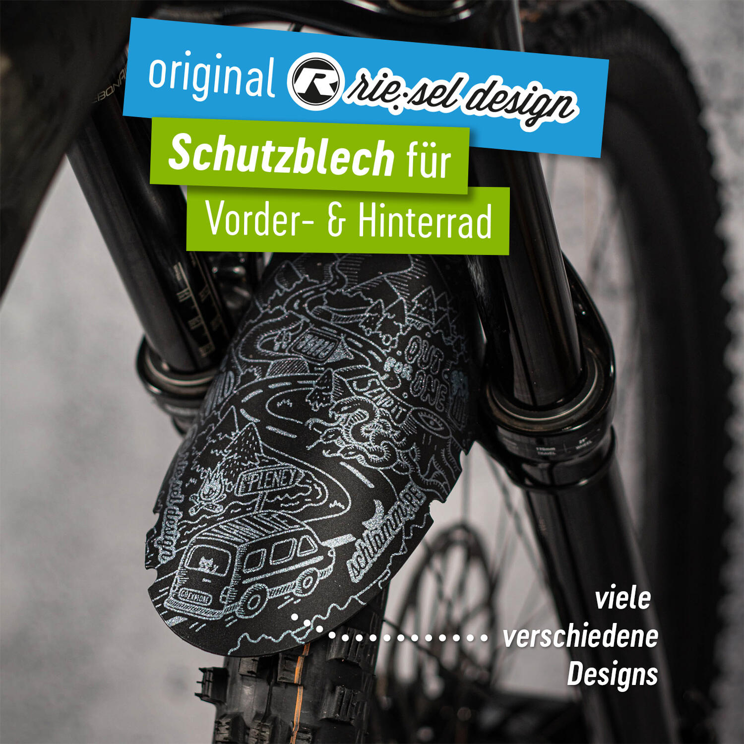 Vorderer Kotflügel Riesel Design Schlamm:Pe Vanlife 3/7