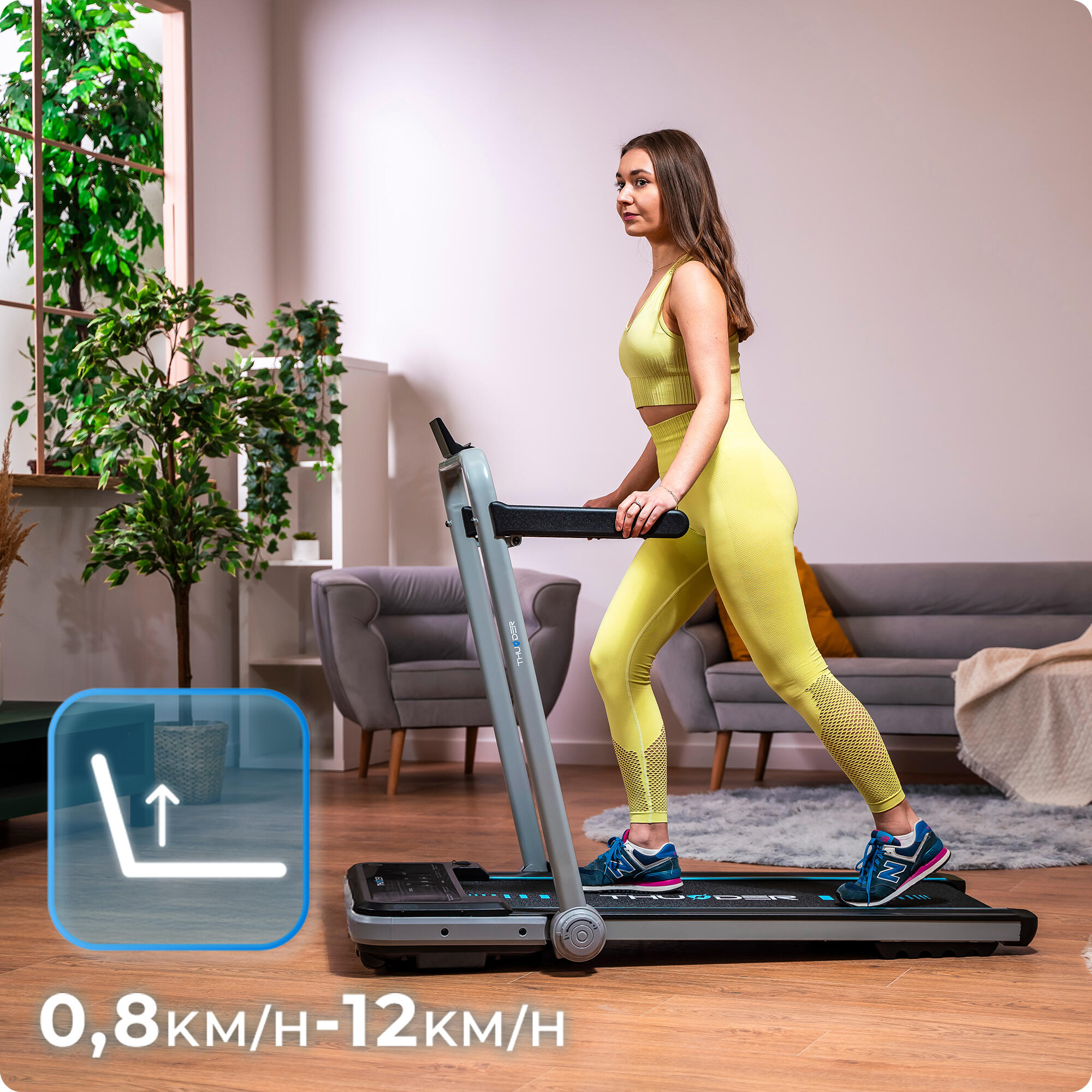 Bieżnia elektryczna do biegania Thunder IMPACT 6/8