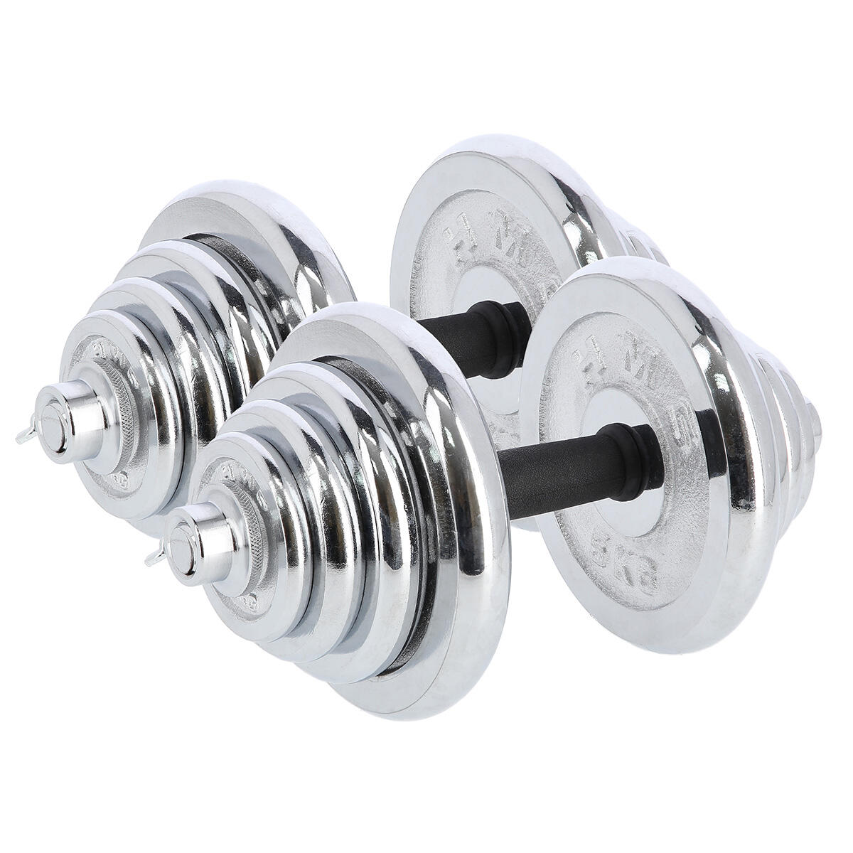 Sztangielki – sztanga w walizce chrom HMS STC 5/7
