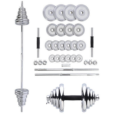 Verstelbare halter en dumbbell set met opbergkoffer - 50 kg