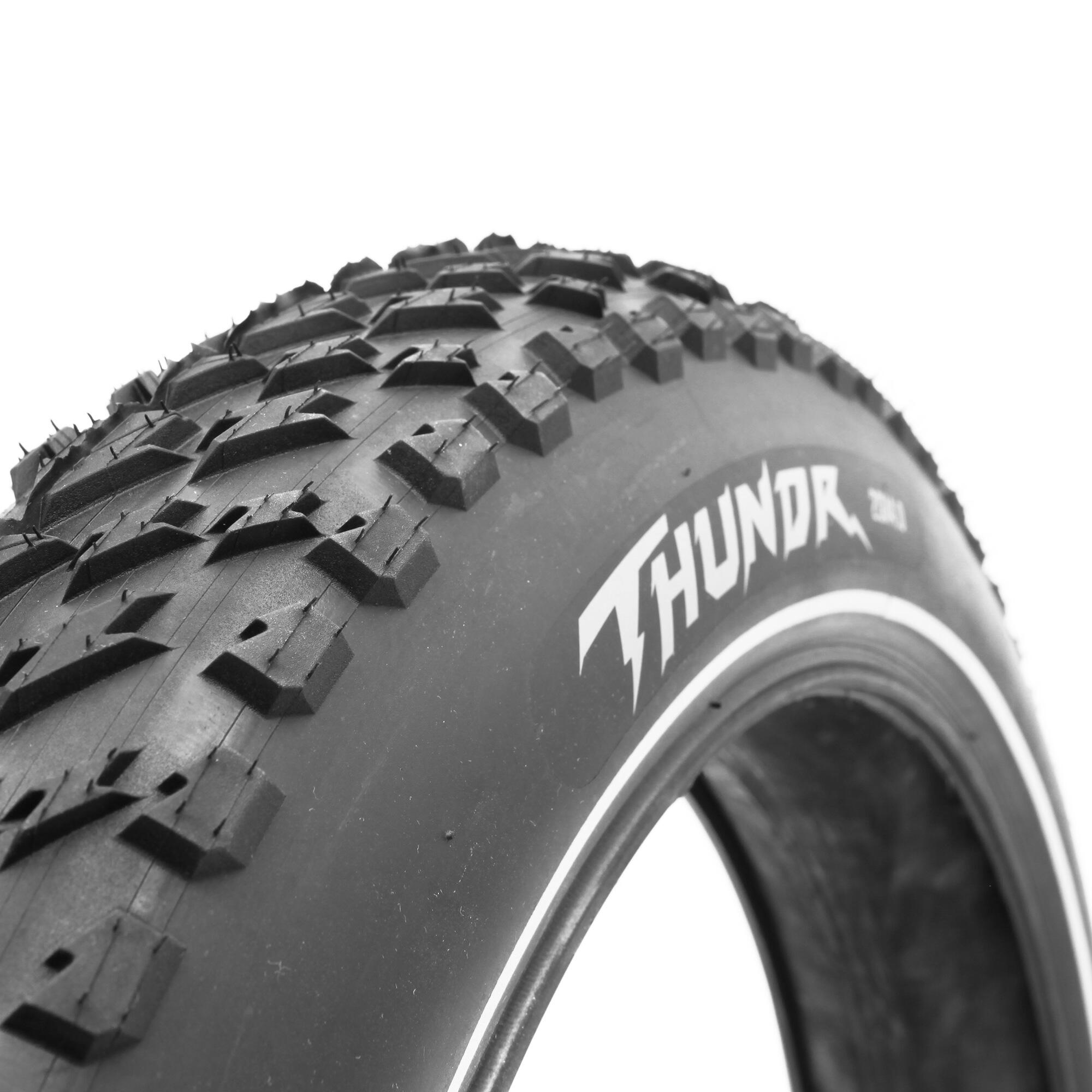 Band SA-312 20x4 BK REFL Thundr E-BIKE Reflecterende Strip 4/5