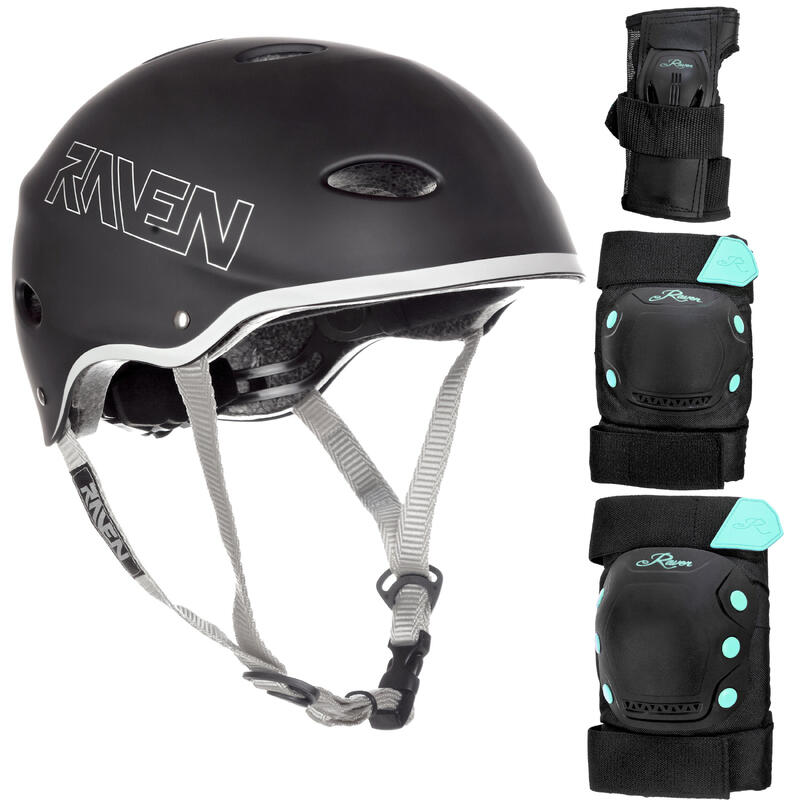 Zestaw Raven Kask F511 + Ochraniacze Dexard