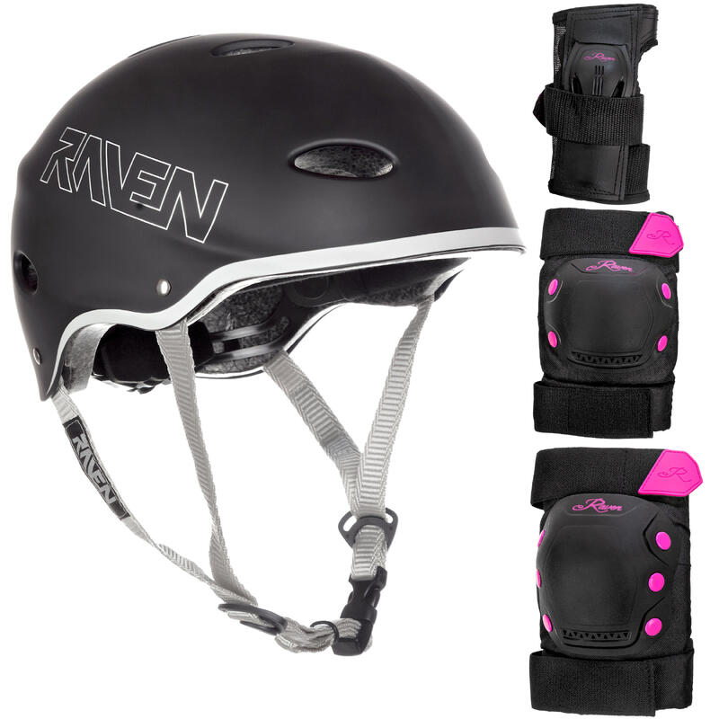 Zestaw Raven Kask F511 + Ochraniacze Dexard