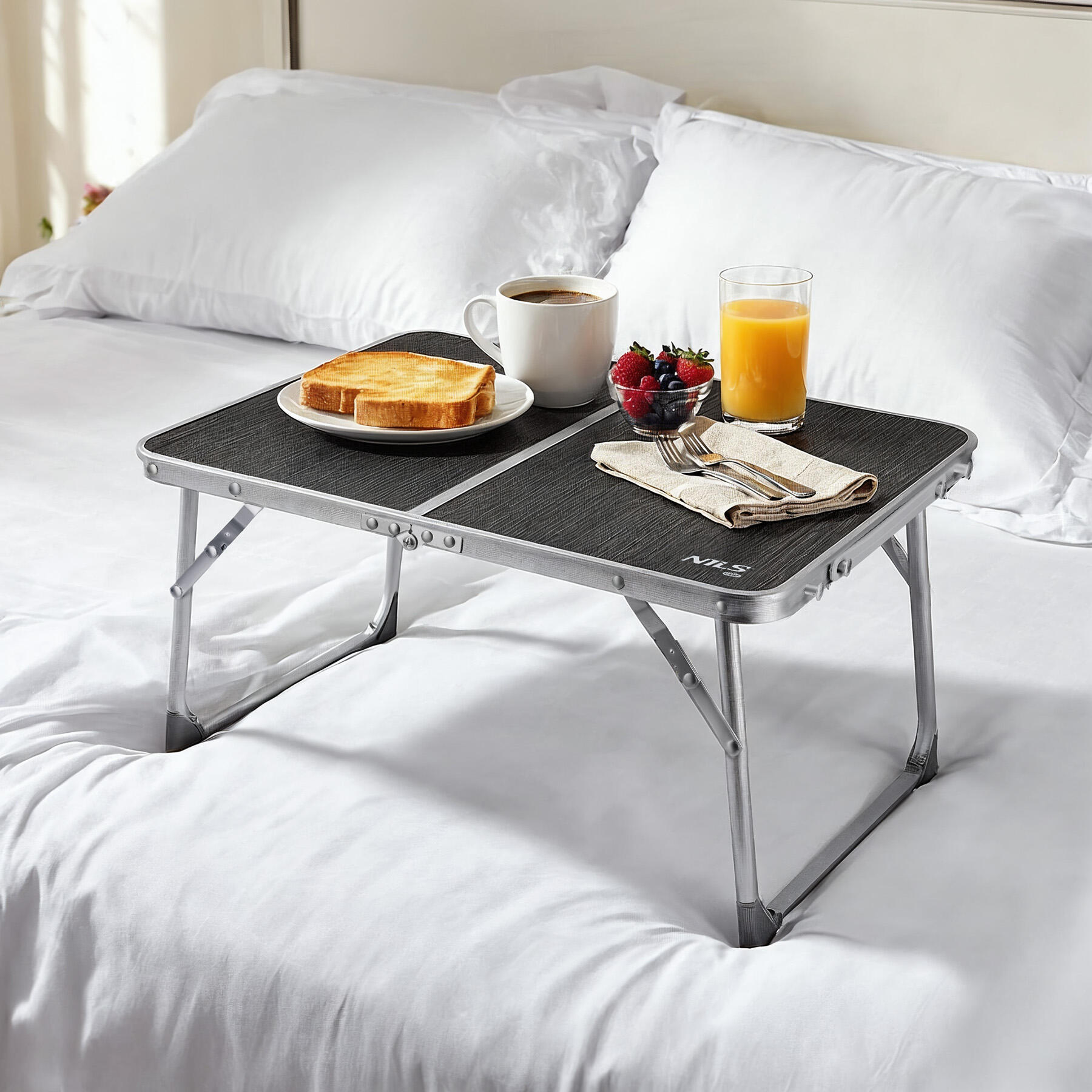 Table de camping pliante compacte NC3402 NILS CAMP 2/10