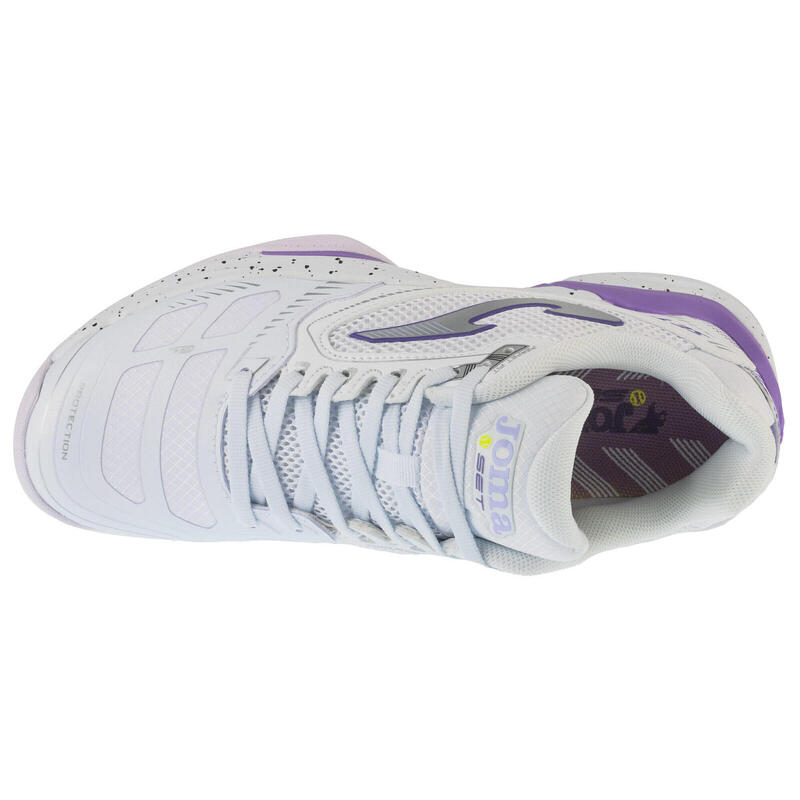 Încălțăminte albă JOMA SET LADY 2502 padel-tenis - nivel mediu