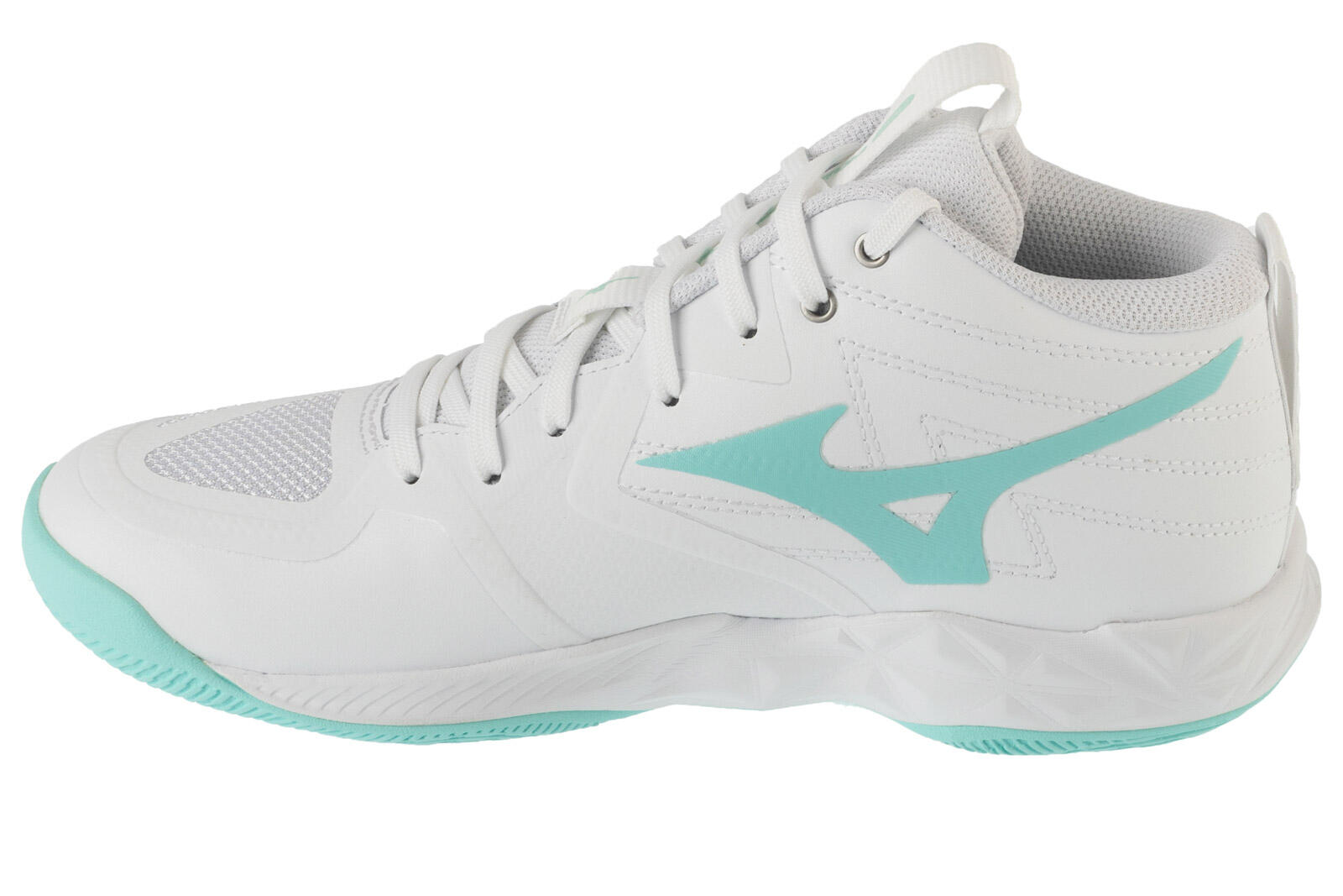 Zapatillas Mizuno Pro Mid Women Blanco/azul 2025 2/4