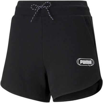 Shorts Puma Rebel 4", Noir, Femmes