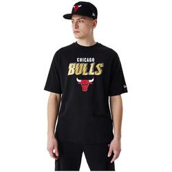 New Era Team Script OS Tee Chicago Bulls T-shirt pour hommes