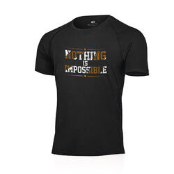 T-shirt IMPOS en laine mérinos pour homme avec imprimé