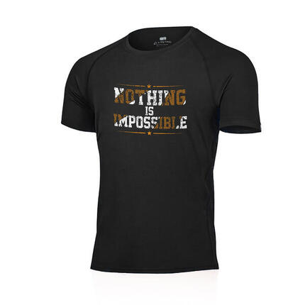 T-shirt IMPOS en laine mérinos pour homme avec imprimé