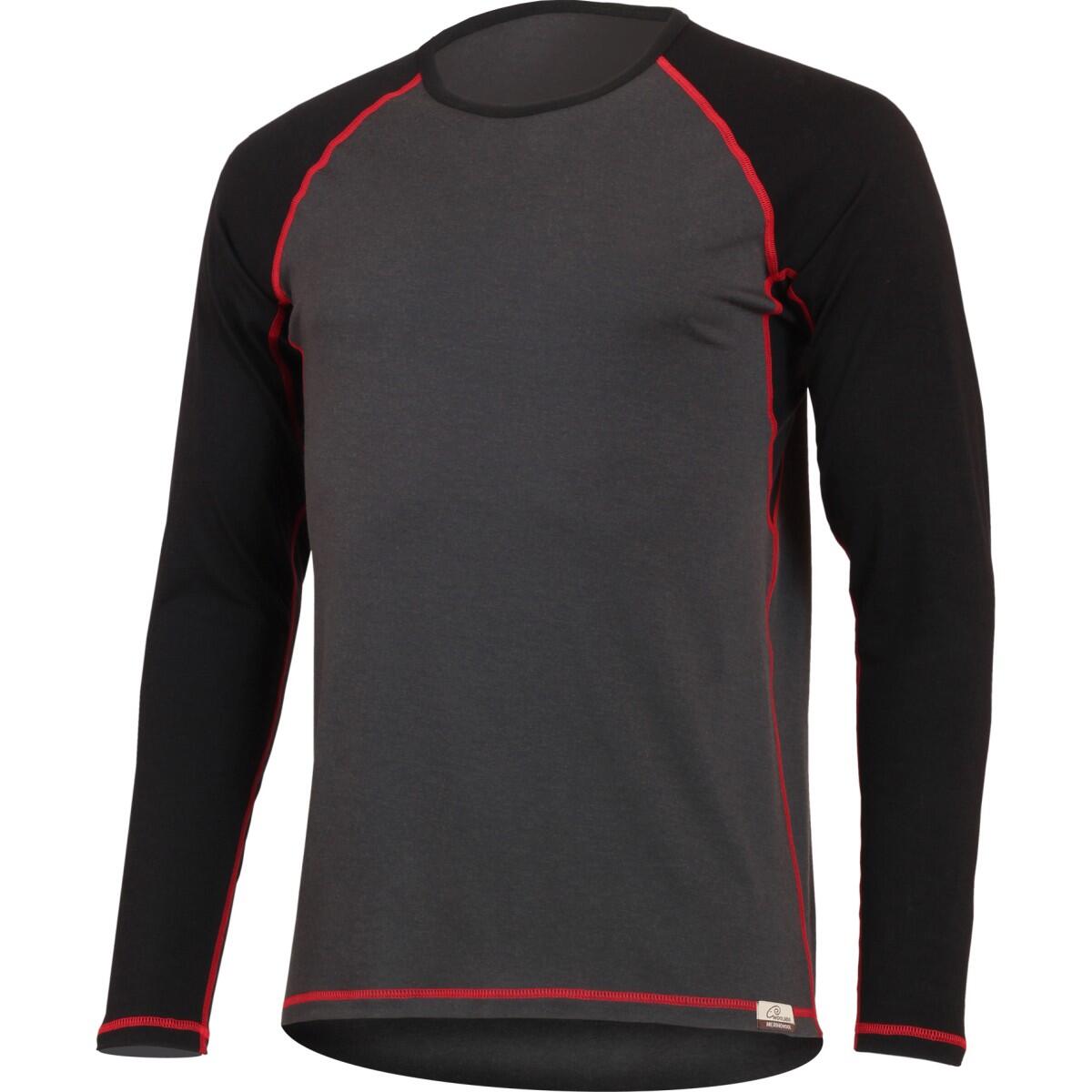 Lasting - T-shirt En Mérinos Pour Homme Mario - T-shirt Manches Longues - Gris - Decathlon