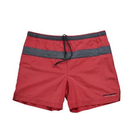 Reconditionné - Short de bain Homme Rouge - Très Bon État
