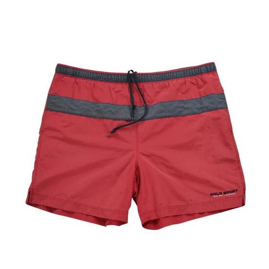 Reconditionné - Short de bain Homme Rouge - Très Bon État