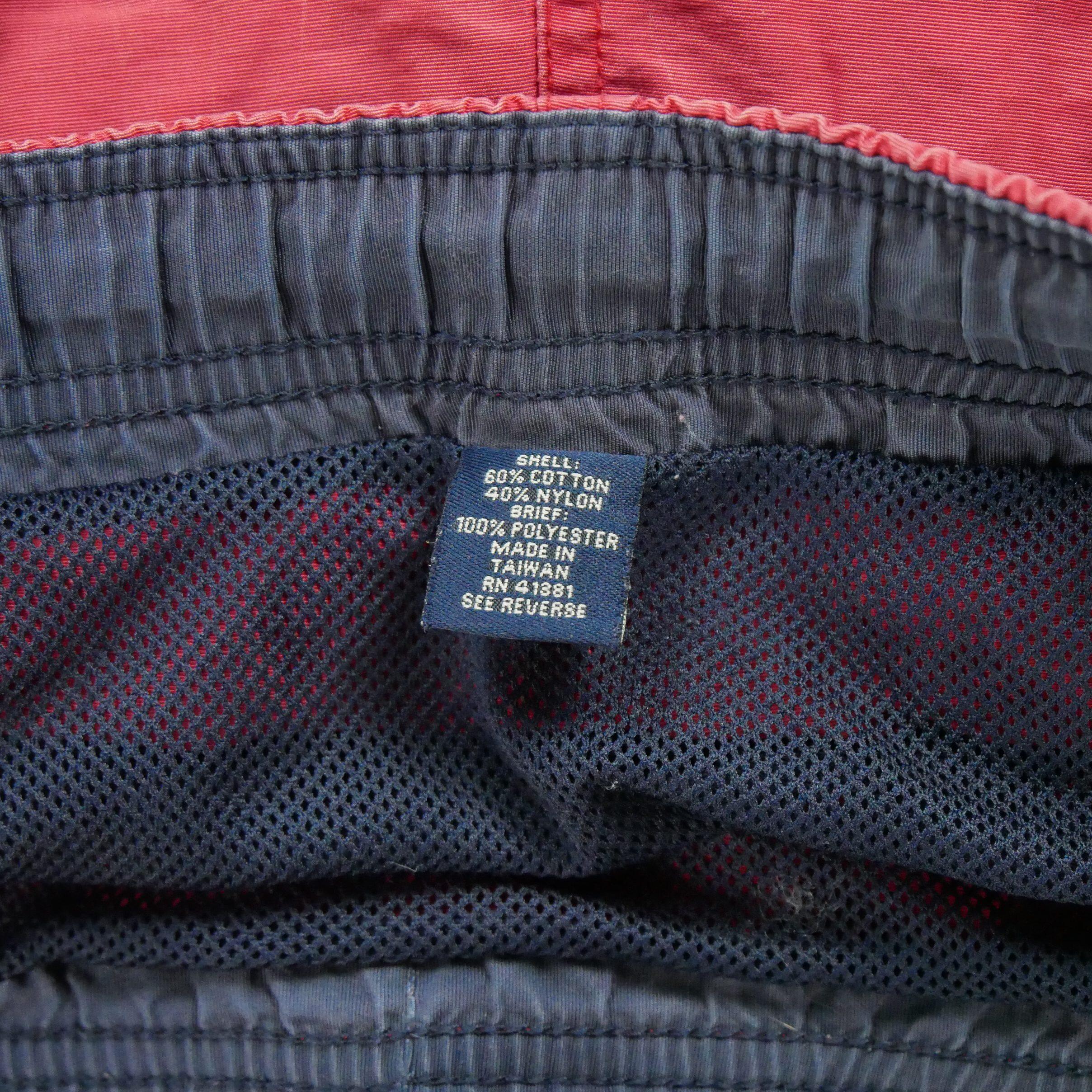 Reconditionné - Short de bain Homme Rouge - Très Bon État 7/7