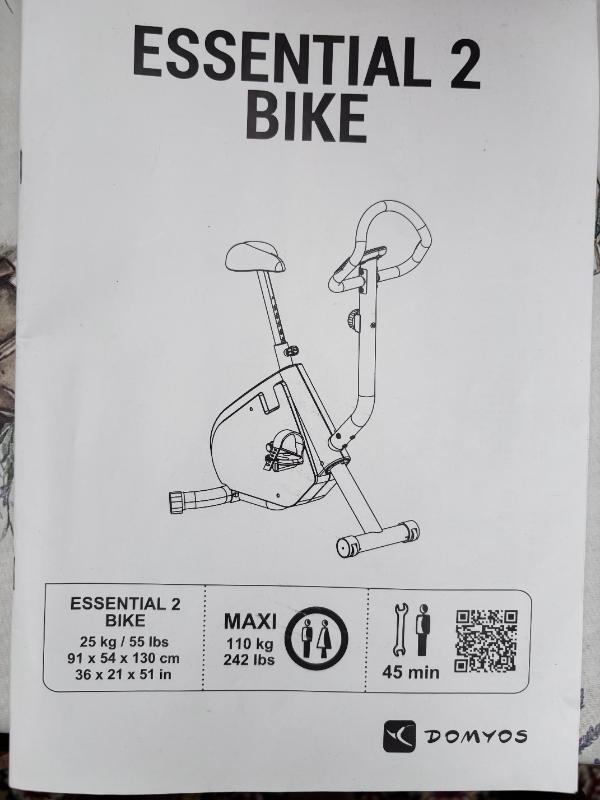 Entre Particuliers - Vélo d'appartement DOMYOS Essential 2 5/5