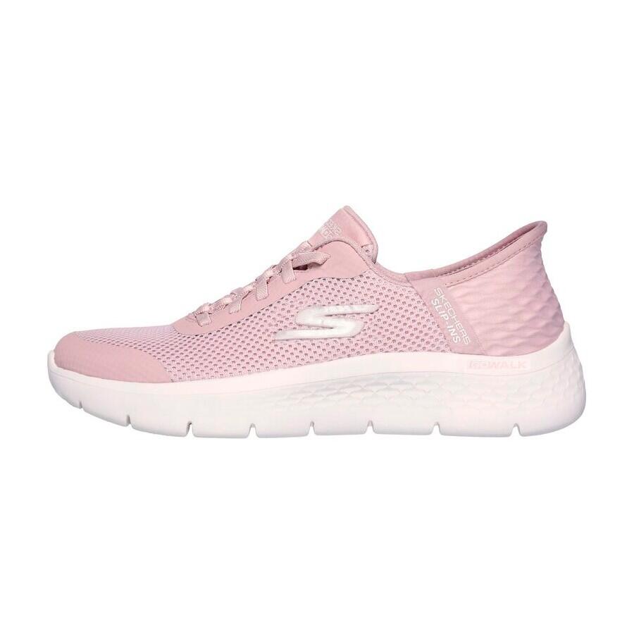 SKECHERS Skechers Go Walk Flex - Grand Entry Trainers-Mauve Textile/Trim