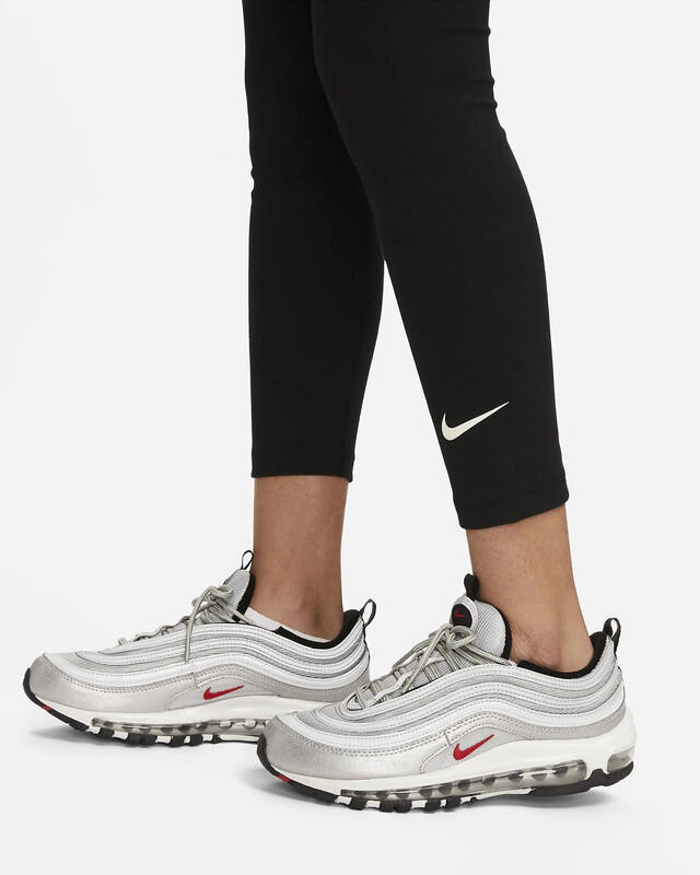 Legginsy Getry Spodnie Nike Bawełniane Z Logo Wysoki Stan 2/6
