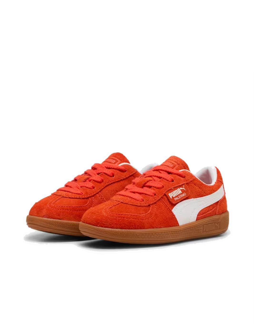 Chaussures Puma Palermo Rouge 3/5