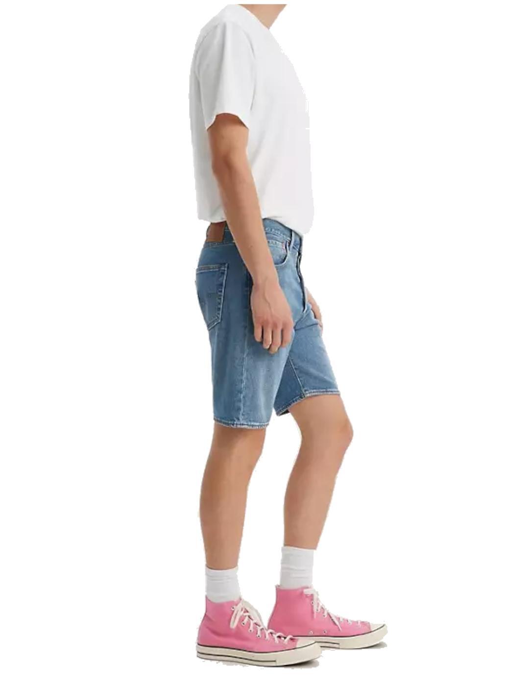 Shorts pour homme Levis 501 original Bleu. 4/6