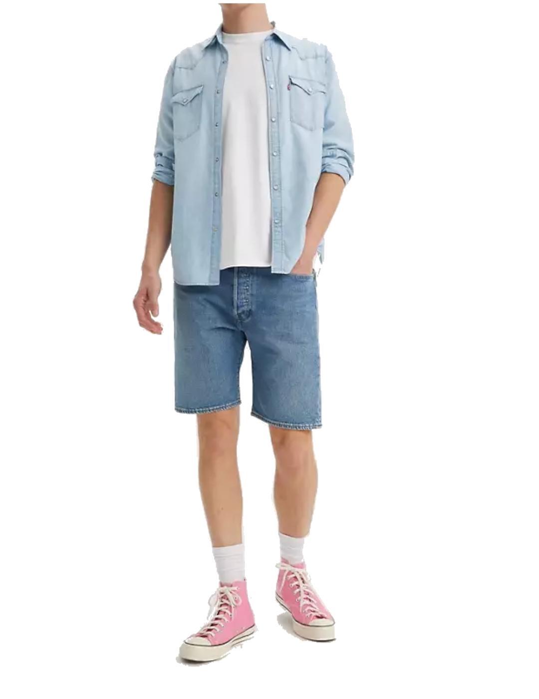 Shorts pour homme Levis 501 original Bleu. 5/6