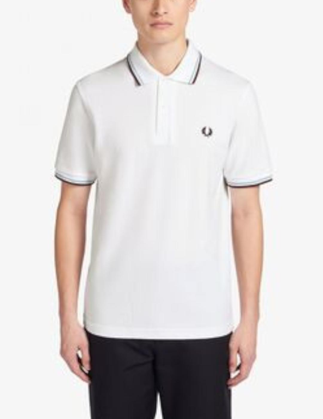 Camiseta para Hombre Fred perry M12 120 Blanco 4/4