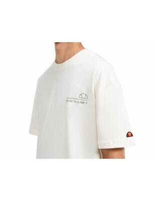 T-shirt met korte mouwen ellesse model shz21857-blanco voor mannen