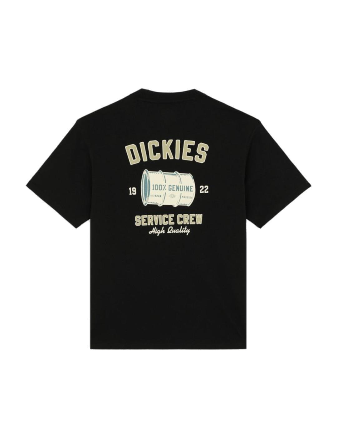 Maglietta da uomo Dickies Service crew nera. 2/5