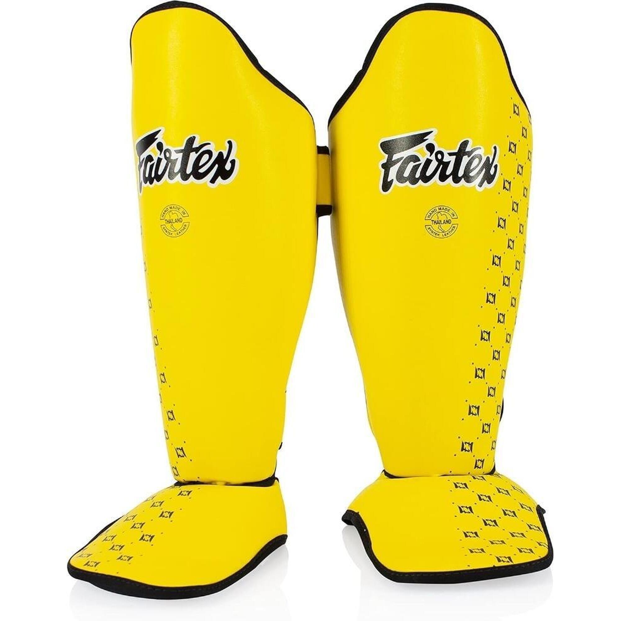 Ochraniacze Piszczeli Fairtex SP5 Żółte XL