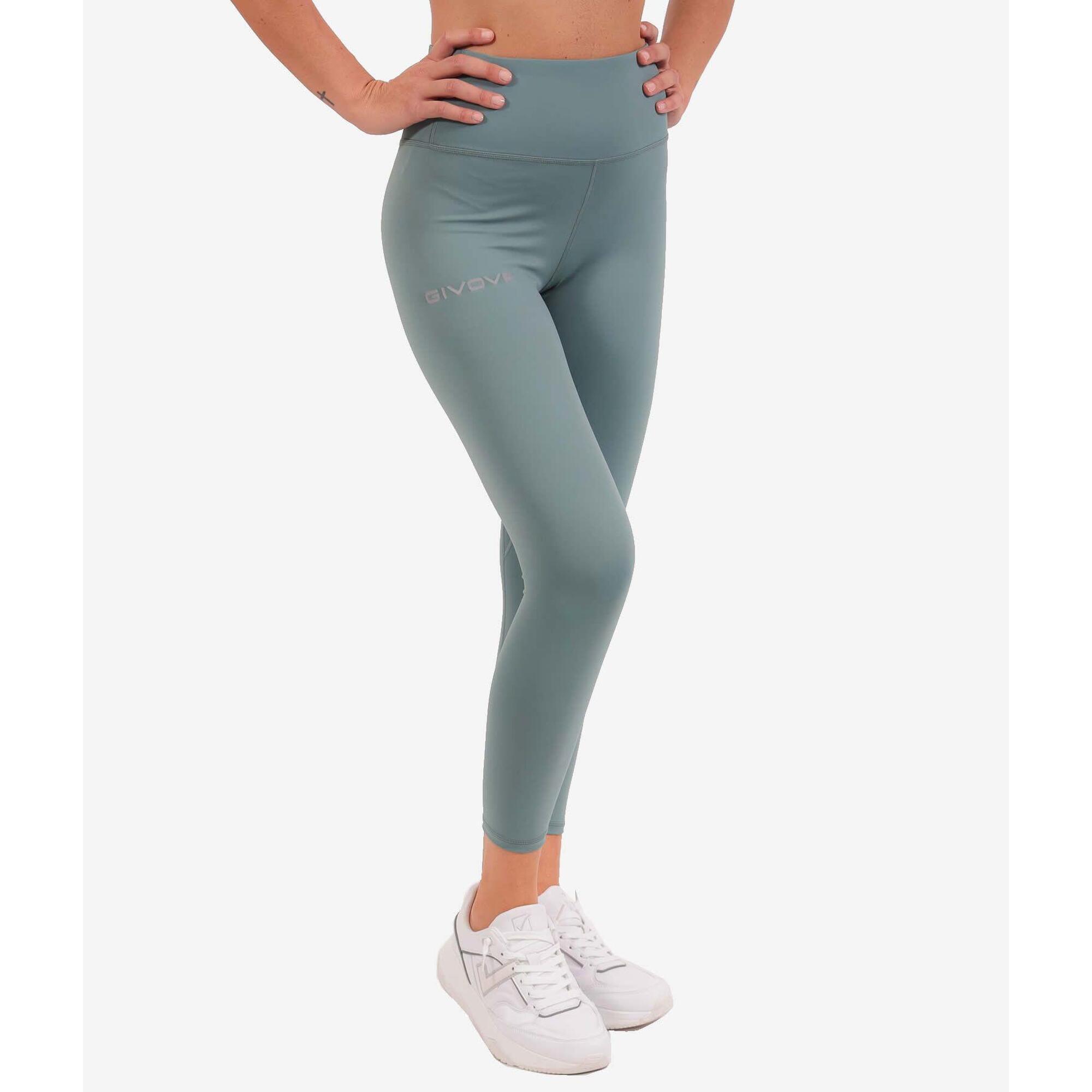 Legginsy Sportowe Givova dla Kobiet 2XL - Oddychający Zielony