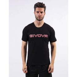 T-shirt en coton noir Givova pour hommes - Taille M