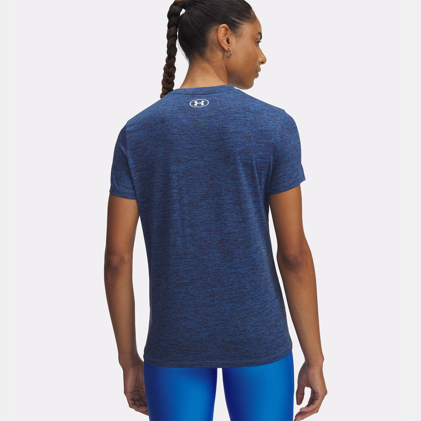 T-shirt pour femme UA Tech™ Twist Under Armour Bleu 2/3