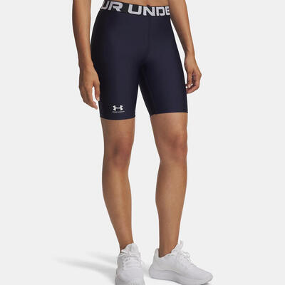 Dames lange heatgear® fietsshort van under armour in nachtblauw