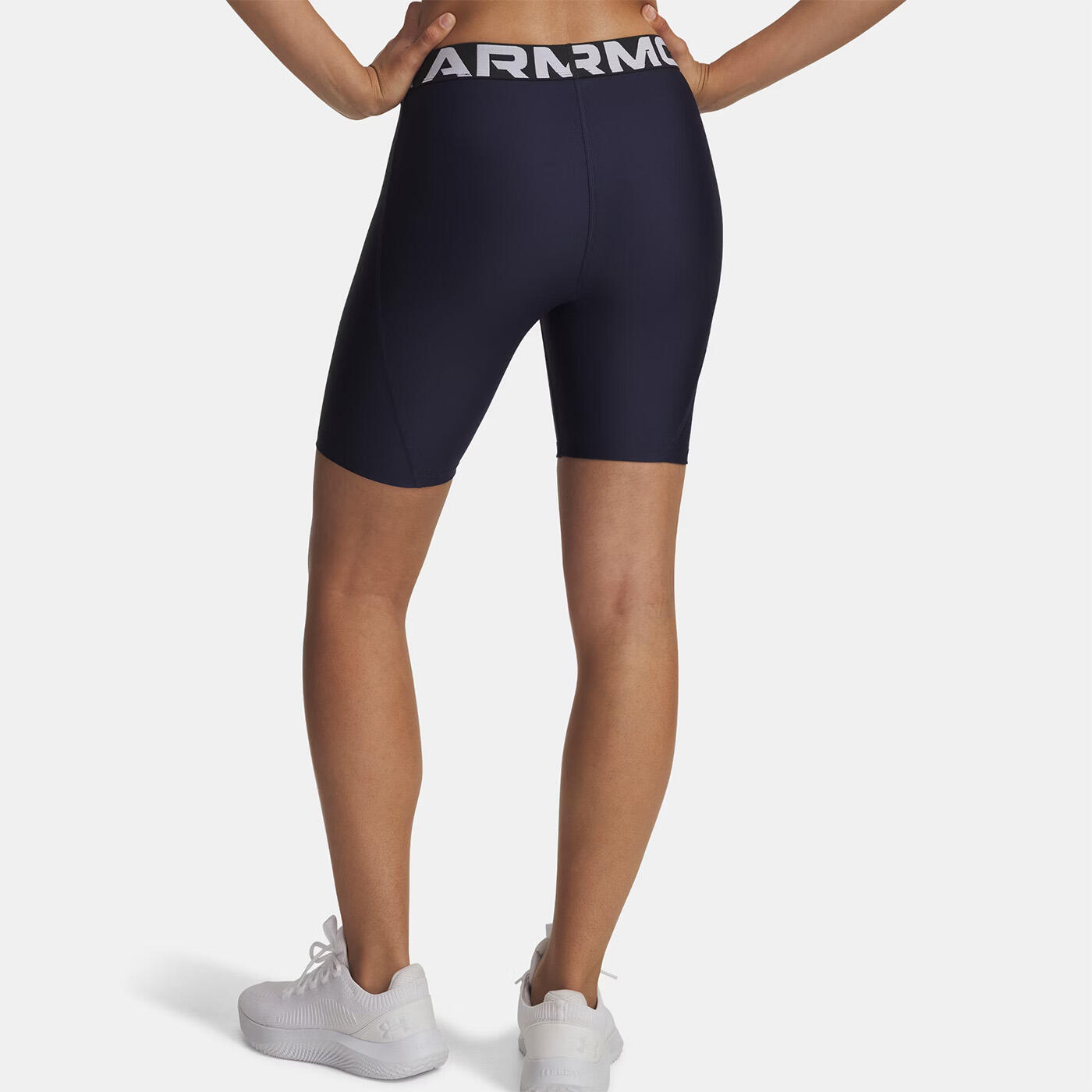 Dames Lange Heatgear® Fietsshort Van Under Armour In Nachtblauw 2/3