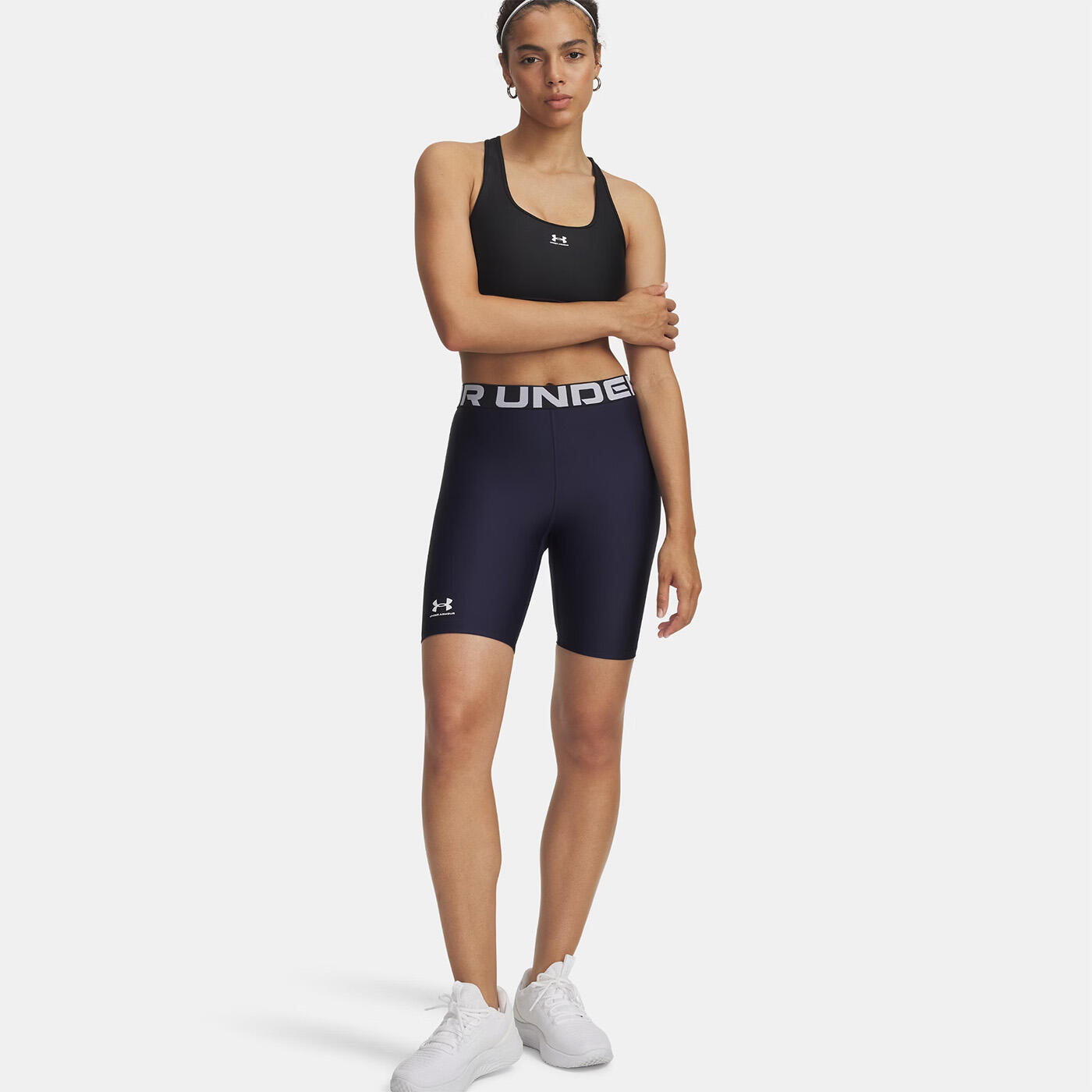 Dames Lange Heatgear® Fietsshort Van Under Armour In Nachtblauw 3/3