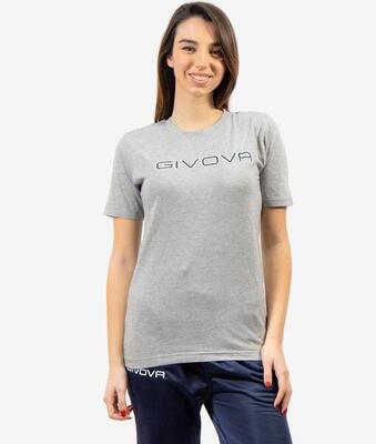 Katoenen t-shirt givova spot melange m